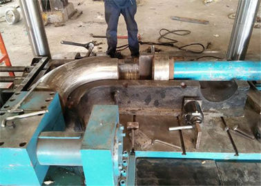 Straight Seam Elbow Making Machine , Stainless Tube Bender 30° 45° 90° Degree