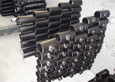 CS Butt Weld End Fittings Weld Tee ASTM A234 Anti Rust Black Painting